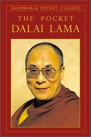 Cover of: The Pocket Dalai Lama (Shambala Pocket Classics) by M. Craig