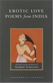 Cover of: Erotic Love Poems from India: Selections from the Amarushataka