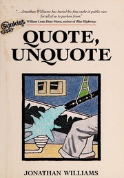 Cover of: Quote, Unquote