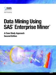 Cover of: Data Mining Using SAS Enterprise Miner: A Case Study Approach