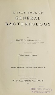Cover of: A text-book of general bacteriology