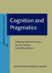 Cover of: Cognition and pragmatics