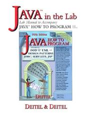 Cover of: Java How to Program Lab Manual (5th Edition) by Harvey M. Deitel