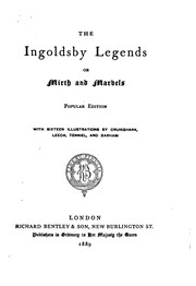 Cover of: The Ingoldsby Legends, Or, Mirth and Marvels