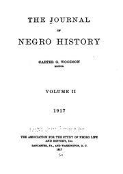 Cover of: The Journal of Negro History