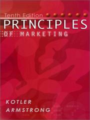 Cover of: Principles of Marketing, 10th Edition