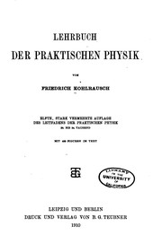 Cover of: Lehrbuch der praktischen Physik