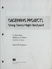 Cover of: Observing Projects using Starry Night Backyard: for use with Freedman & Kaufmann's Universe 6e
