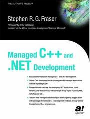 Cover of: Managed C++ and .NET Development by Stephen R. G. Fraser