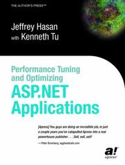 Cover of: Performance Tuning and Optimizing ASP.NET Applications by Jeffrey Hasan, Kenneth Tu