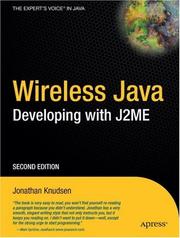 Cover of: Wireless Java: Developing with J2ME, Second Edition (Books for Professionals By Professionals)