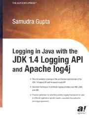 Cover of: Logging in Java with the JDK 1.4 Logging API and Apache log4j