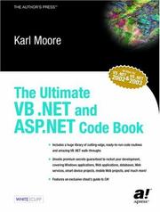 Cover of: The ultimate VB.NET and ASP.NET code book