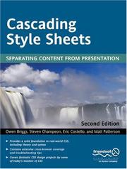 Cover of: Cascading Style Sheets: Separating Content from Presentation, Second Edition