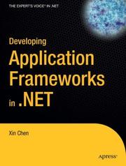 Cover of: Developing application frameworks in .NET