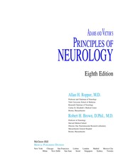 Cover of: Adams and Victor's principles of neurology