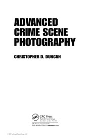 Cover of: Advanced crime scene photography