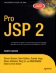 Cover of: Pro JSP 2, Fourth Edition (Expert's Voice in Java)