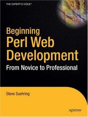 Cover of: Beginning Perl Web Development: From Novice to Professional (Beginning: From Novice to Professional)