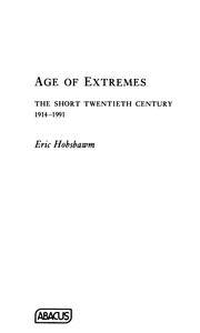 Cover of: Age of extremes by Eric Hobsbawm