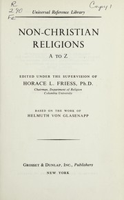 Cover of: Non-Christian religions A to Z.