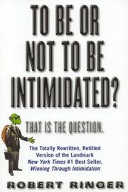 Cover of: To be or not to be intimidated?: that is the question