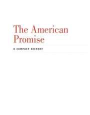 Cover of: The American promise by James L. Roark
