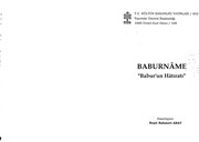Cover of: Baburname: Babur'un hatıratı