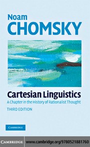 Cover of: Cartesian linguistics by Noam Chomsky