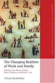 Cover of: Changing realities of work and family