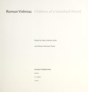 Cover of: Children of a vanished world