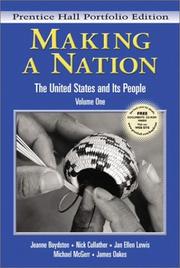 Cover of: Making a Nation: The United States and Its People, Vol. 1, Concise Edition
