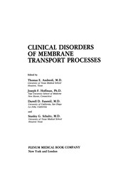 Cover of: Clinical disorders of membrane transport processes