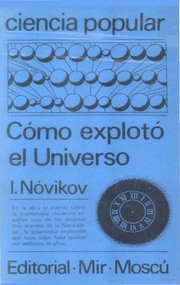 Cover of: Cómo explotó el universo
