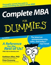 Cover of: The complete MBA for dummies