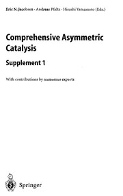 Cover of: Comprehensive asymmetric catalysis.