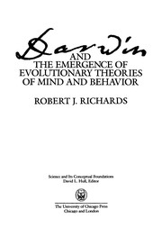 Cover of: Darwin and the emergence of evolutionary theories of mind and behavior