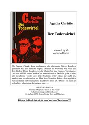 Cover of: Der Todeswirbel by Agatha Christie