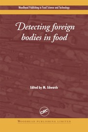 Cover of: Detecting foreign bodies in food