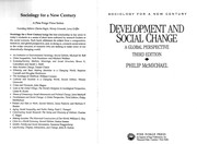 Cover of: Development and social change by Philip McMichael