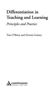 Differentiation in teaching and learning by Tim O'Brien, Dennis Guiney