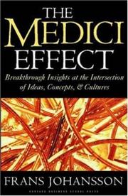 Cover of: The Medici Effect by Frans Johansson