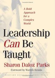 Cover of: Leadership can be taught