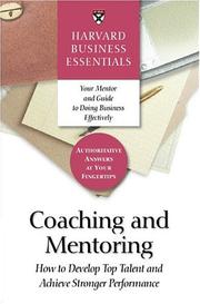 Cover of: Coaching and Mentoring by Harvard Business School Press