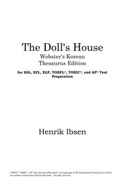 Cover of: The doll's house