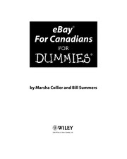 Cover of: EBay For Canadians For Dummies