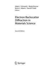 Electron Backscatter Diffraction in Materials Science by Adam J. Schwartz