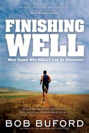 Finishing Well by Bob Buford