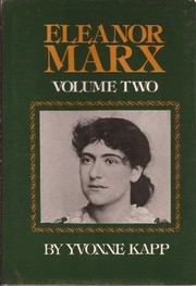 Cover of: Eleanor Marx Vol. 2 by Yvonne Kapp