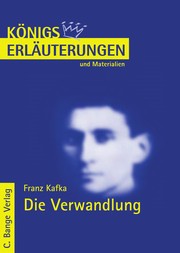 Cover of: Erläuterungen zu Franz Kafka: Die Verwandlung